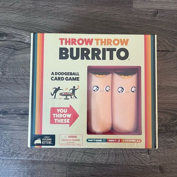 Throw Throw Burrito by Exploding Kittens - A Dodgeball Card Game - Picture 1 of 2